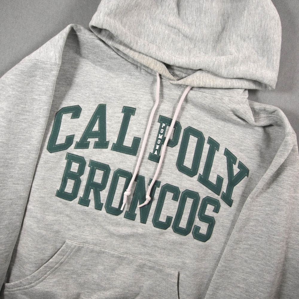 Vintage  Cal Poly Broncos Jansport Men Hoodie S College Retro Track Embroidered